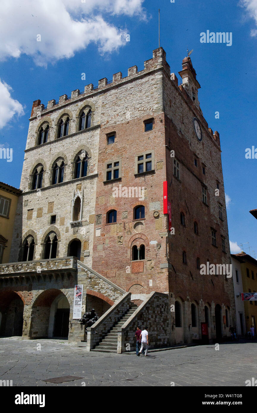 Italie, Toscane, Prato, Praetorian Palace Banque D'Images