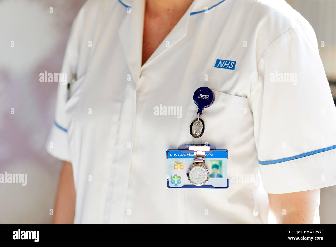 Close up d'infirmières en uniforme Banque D'Images