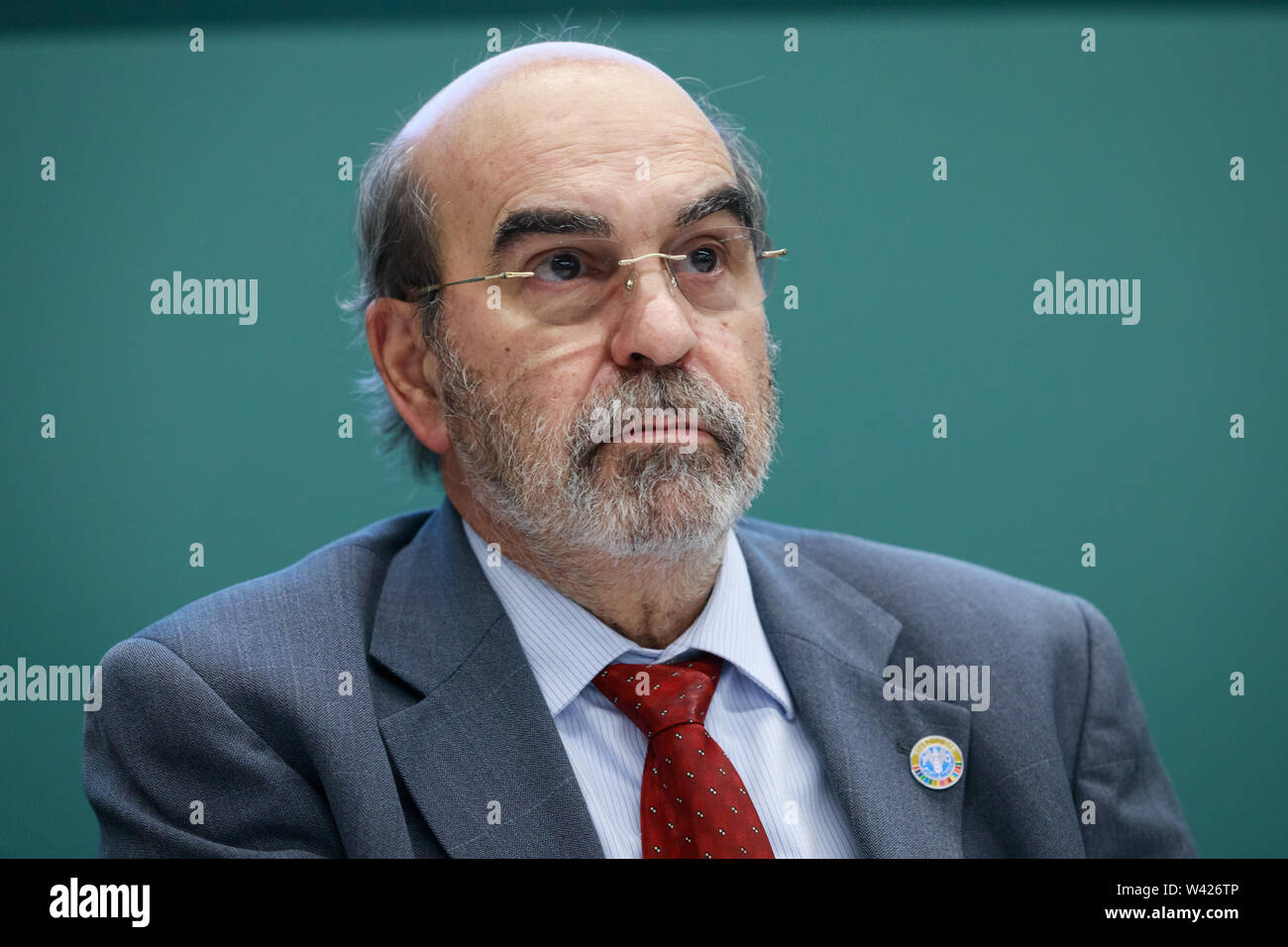 Bologne, Italie. Le 26 novembre 2018. José Graziano da Silva, ancien directeur général de la FAO, assiste à une conférence de presse au cours de sa visite à FICO Eataly Banque D'Images