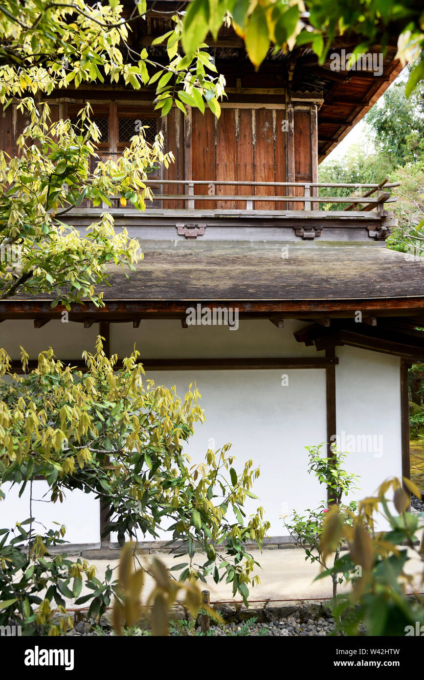 Ginkaku-ji (Temple du pavillon d'argent) et les jardins de Kyoto au Japon Banque D'Images