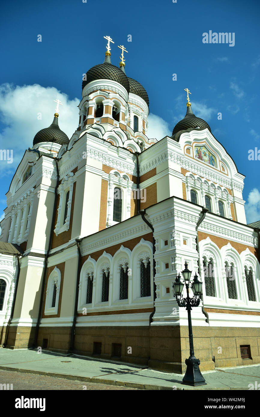 Cathédrale Alexandre Nevsky - Tallinn - Estonie Banque D'Images