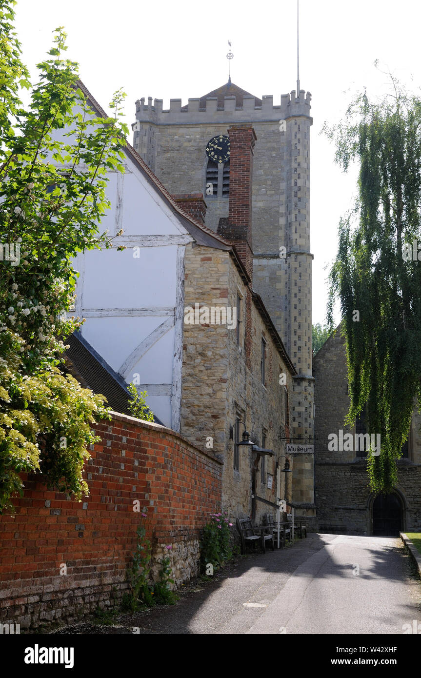 Abbaye de Dorchester, Dorchester on Thames. Banque D'Images