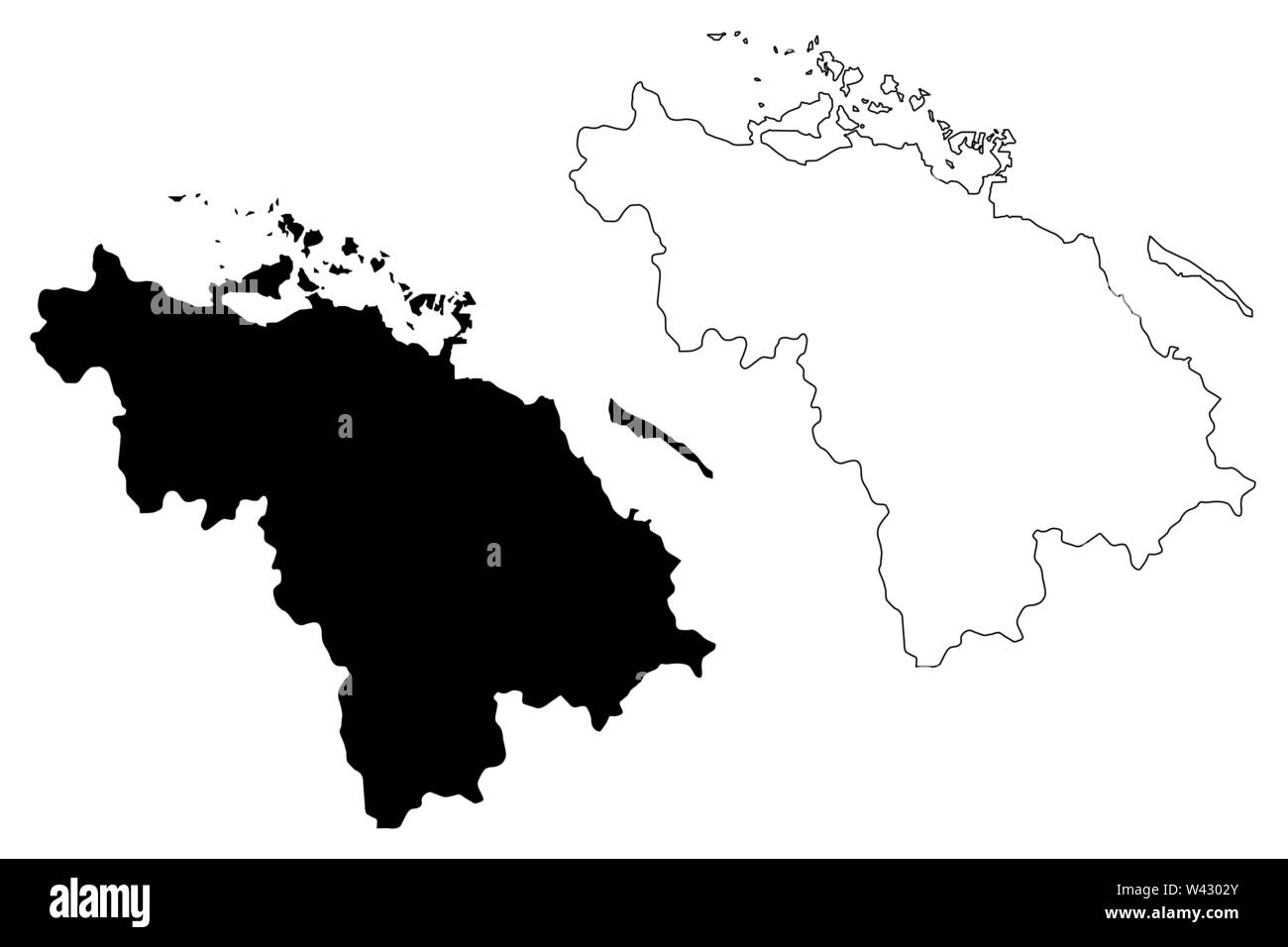 La province de Villa Clara (République de Cuba, les provinces de Cuba) map vector illustration, scribble sketch carte Villa Clara Illustration de Vecteur