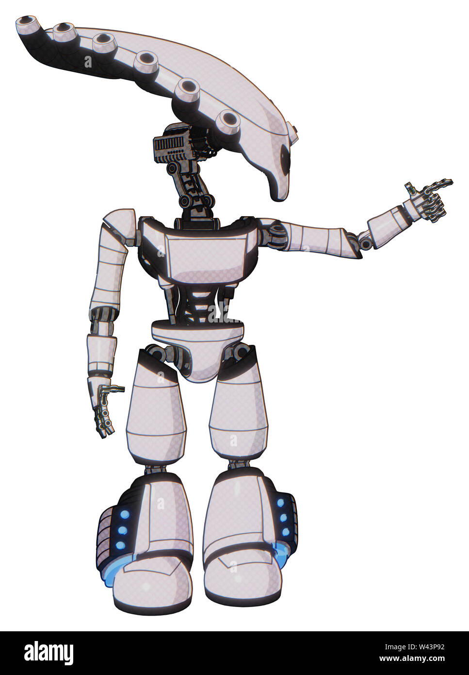 Android contenant des éléments : skull head allongées, lumière, exoshielding poitrine poitrine ultra-léger, léger exosuit exoshielding megneto-jambe, plane... Banque D'Images