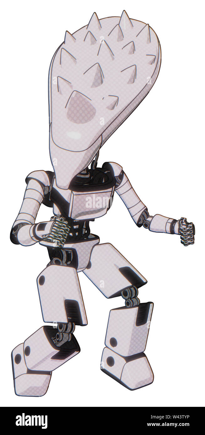 Bot contenant des éléments : skull head allongées, crampons, lumière, exoshielding la poitrine, poitrine ultra-léger, exoplate exosuit prototype les jambes. Matériau :... Banque D'Images