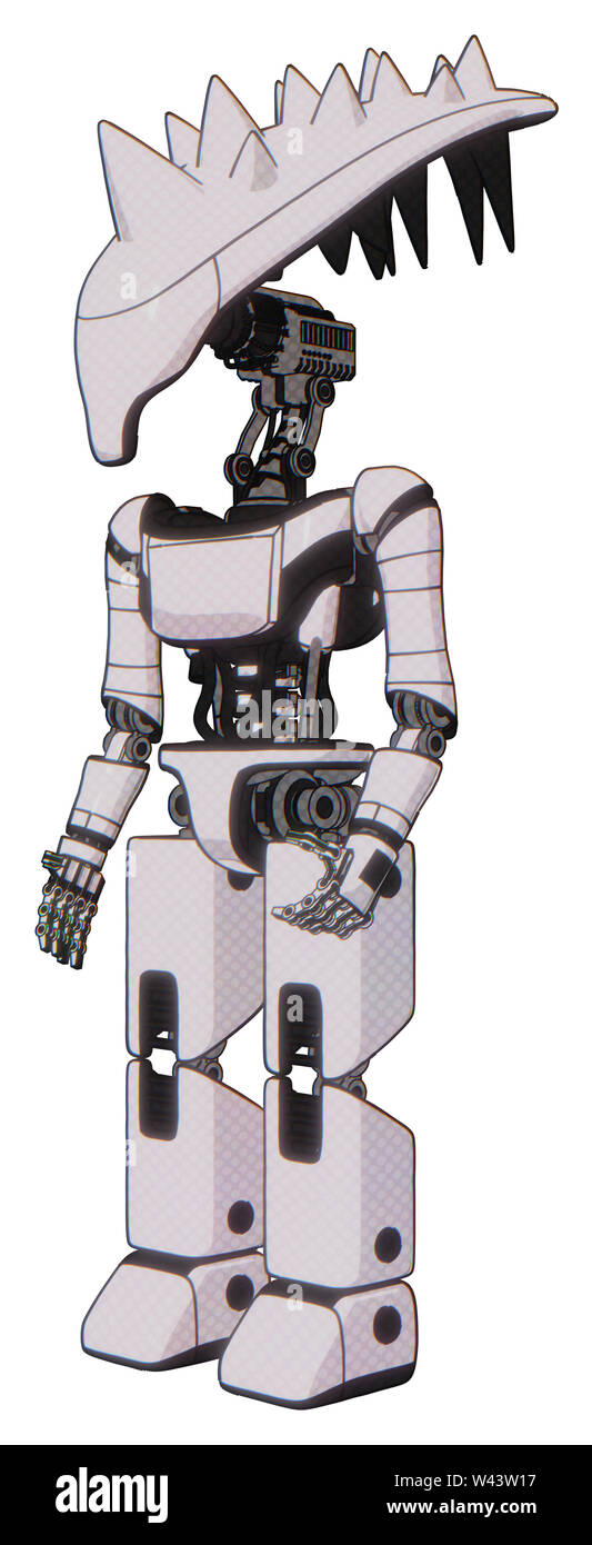 Bot contenant des éléments : skull head allongées, crampons, lumière, exoshielding la poitrine, poitrine ultra-léger, exoplate exosuit prototype les jambes. Matériau :... Banque D'Images