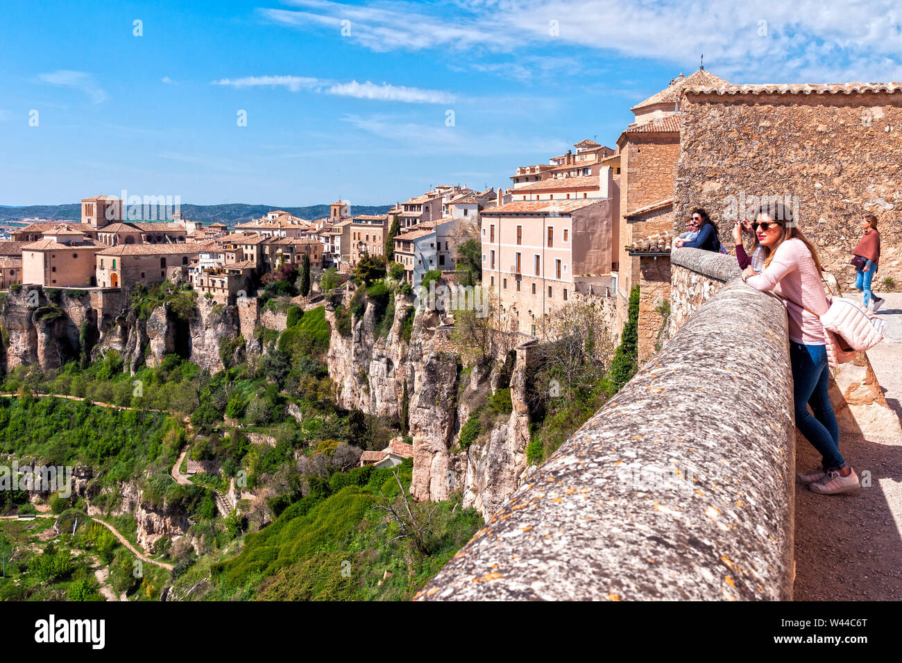 Hoz del Huécar. Ciudad de Cuenca. Castilla la Mancha. España Banque D'Images