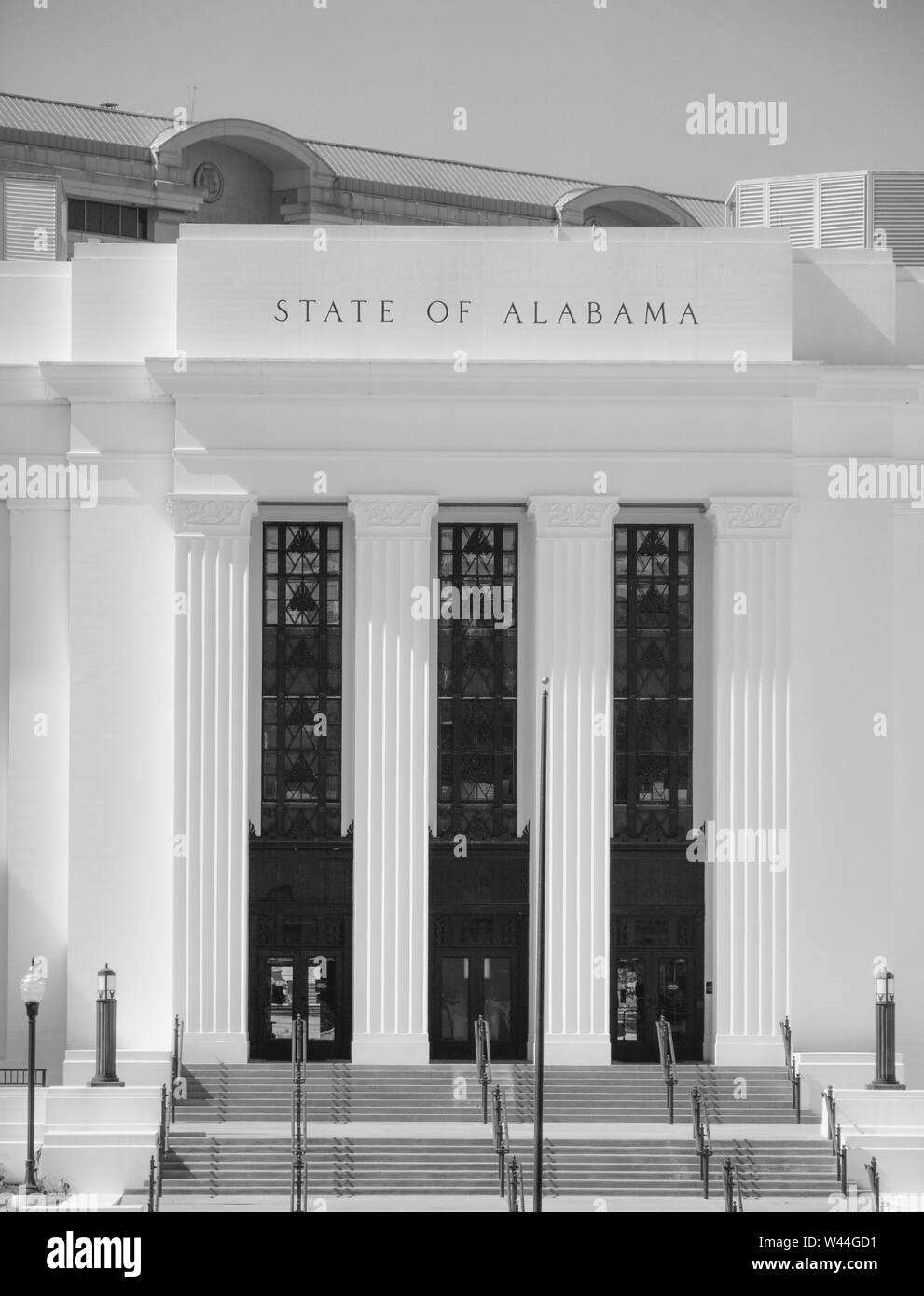 Le ministère de la Justice pour l'état de l'Alabama, où le procureur général a des bureaux dans la capitale de l'Etat de Montgomery, AL, États-Unis d'Amérique Banque D'Images