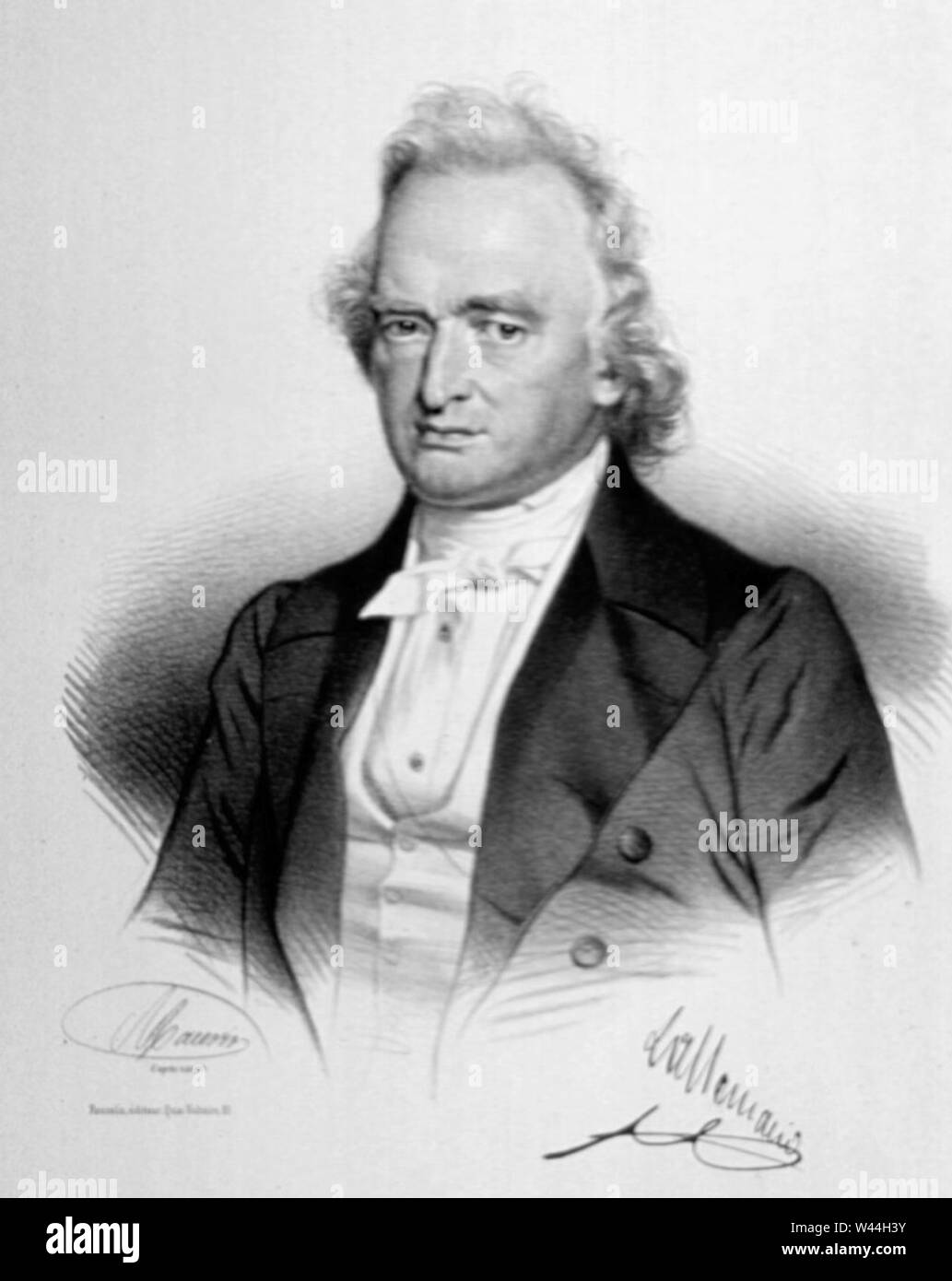 Claude François Lallemand. Banque D'Images