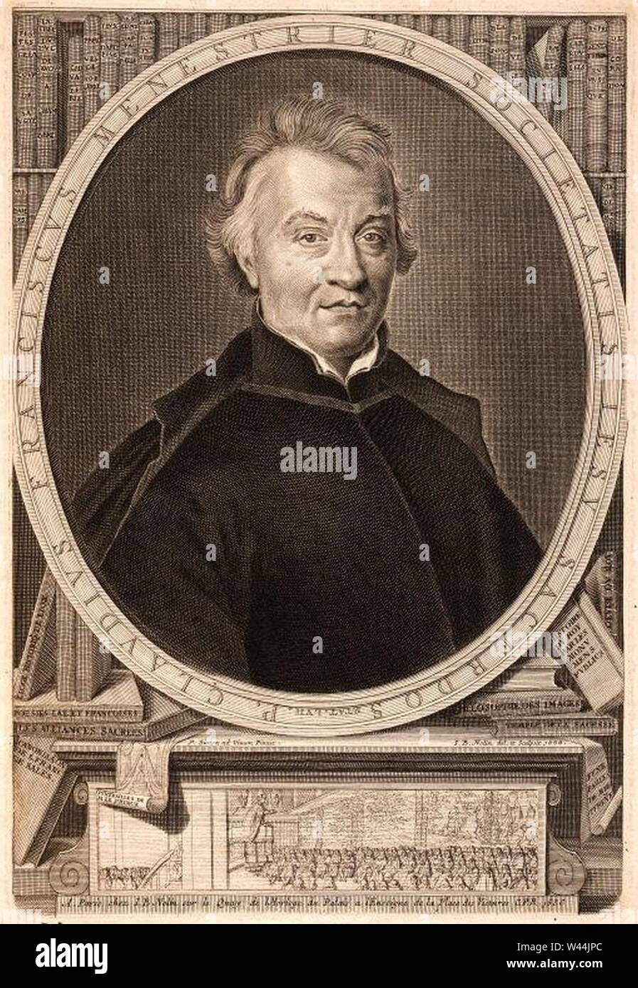 Claude-François Ménestrier. Banque D'Images