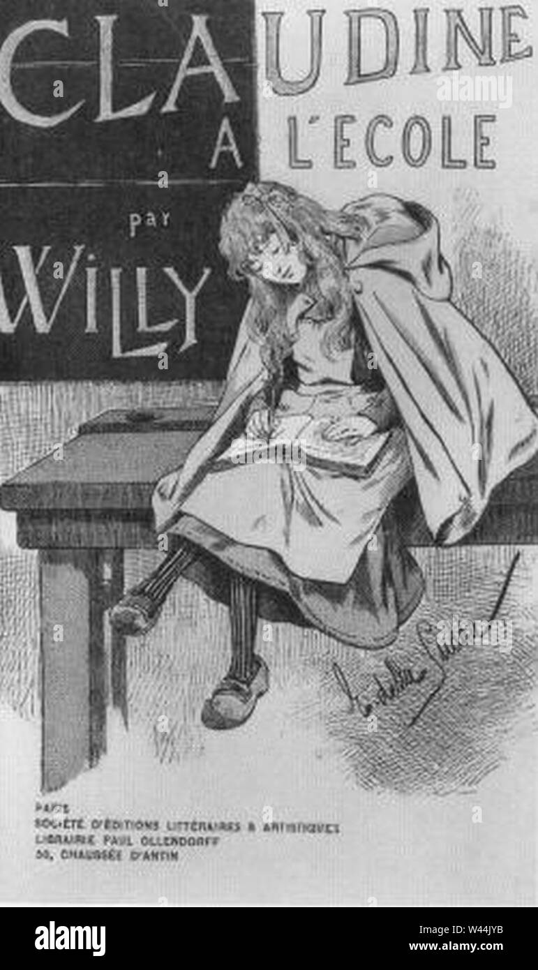 Claudine de Colette. Banque D'Images