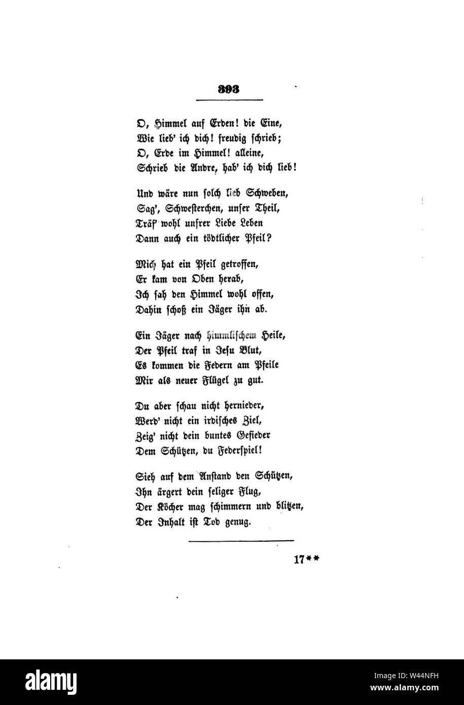 Clemens Brentano's gesammelte Schriften I 395. Banque D'Images