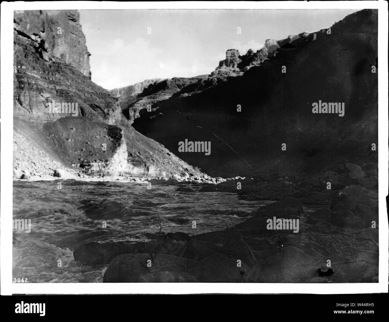 Colorado River, de la Hance, sentier, Grand Canyon, à l'Est, 1900-1930 Banque D'Images