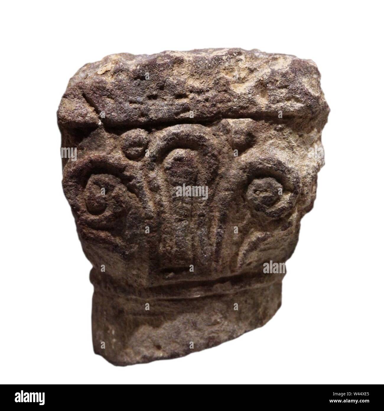 Un chapiteau de colonne-MAHG 1998-0211- Banque D'Images