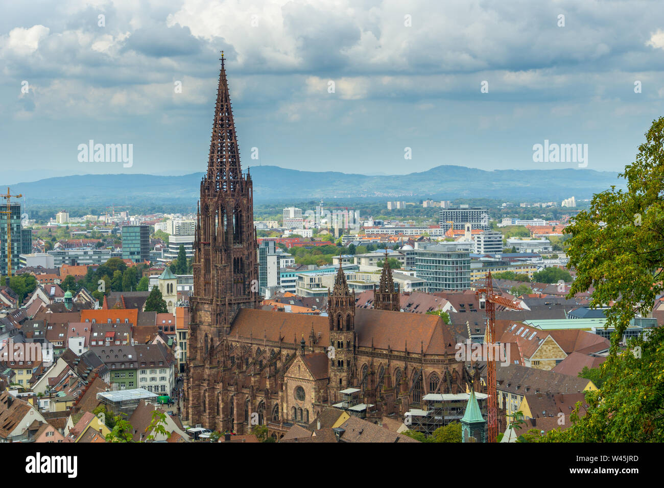 Allemagne, Ministre de Freiburg im Breisgau sans échafaudage Banque D'Images