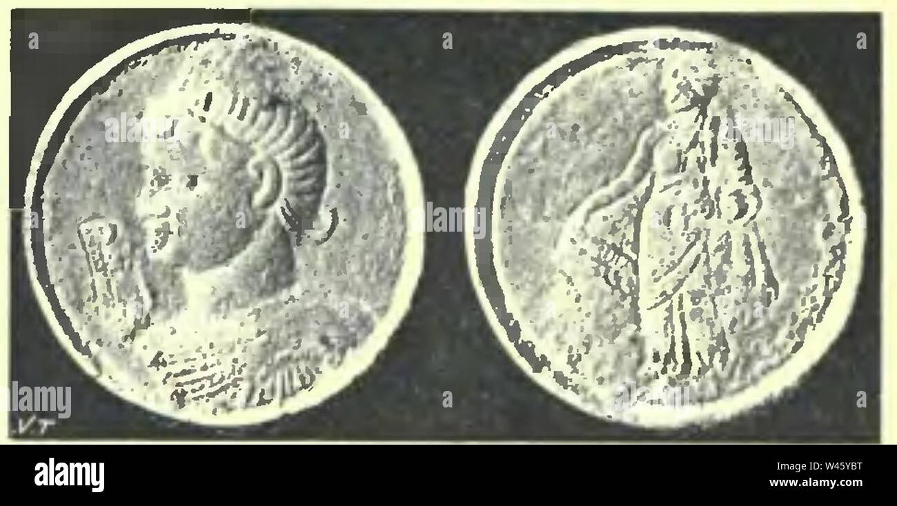 Contorniati 3 Rivista italiana di numismatica 1895 (page 300) de la récolte. Banque D'Images