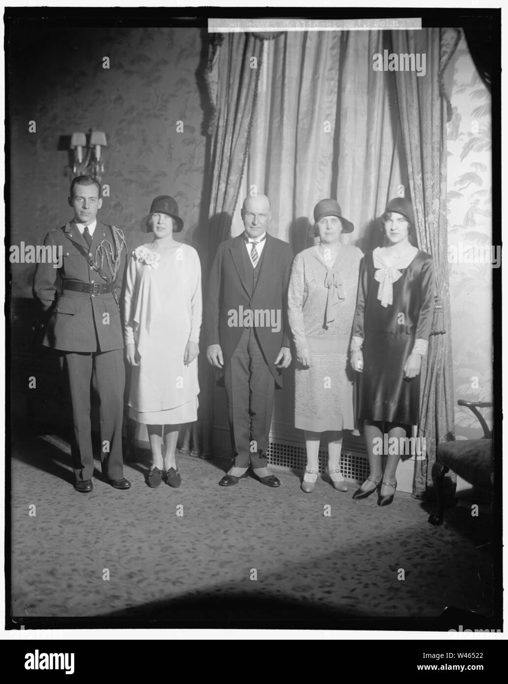 COOLIDGE, John. Les principaux Banque D'Images