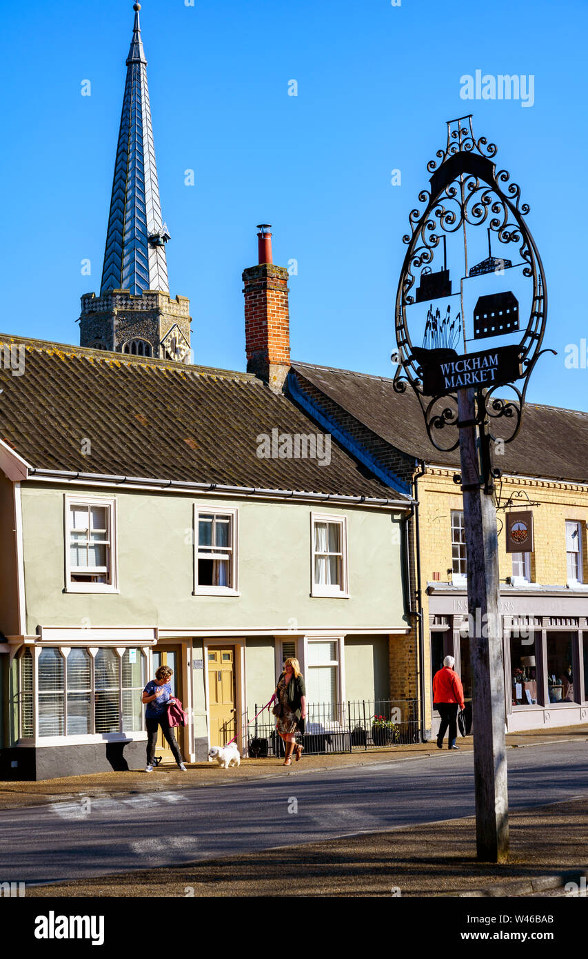 Wickham Market Suffolk Angleterre Banque D'Images