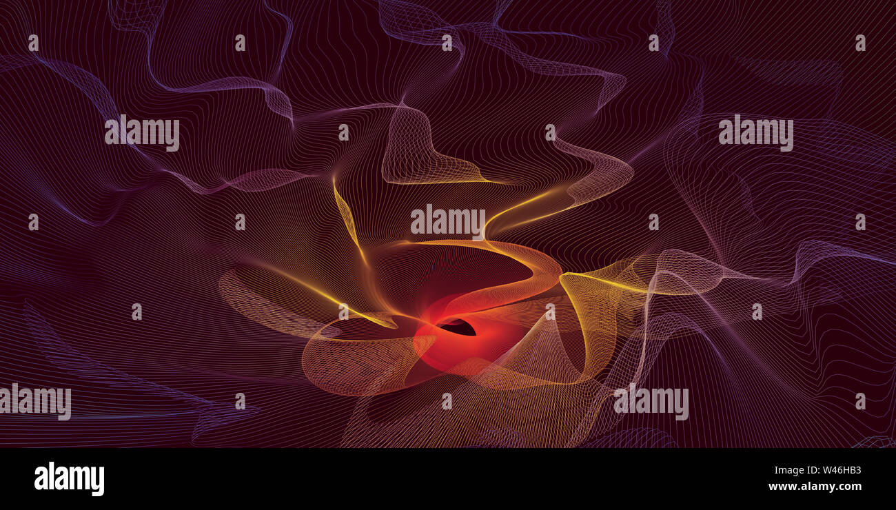 L'industrie de la technologie de l'énergie et l'effet d'Pattern Banque D'Images