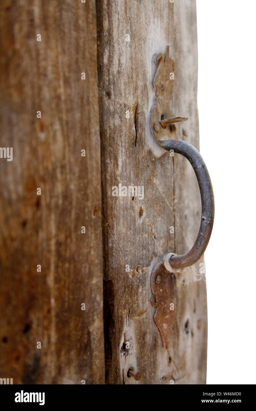 Porte en bois ancienne Banque D'Images