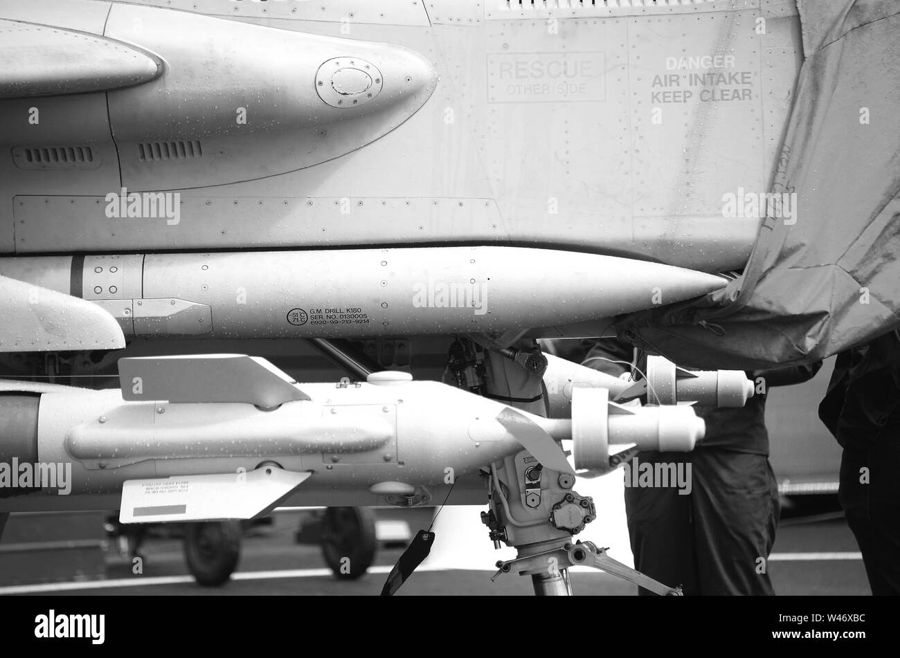 Armes d'aéronefs, de missiles Banque D'Images