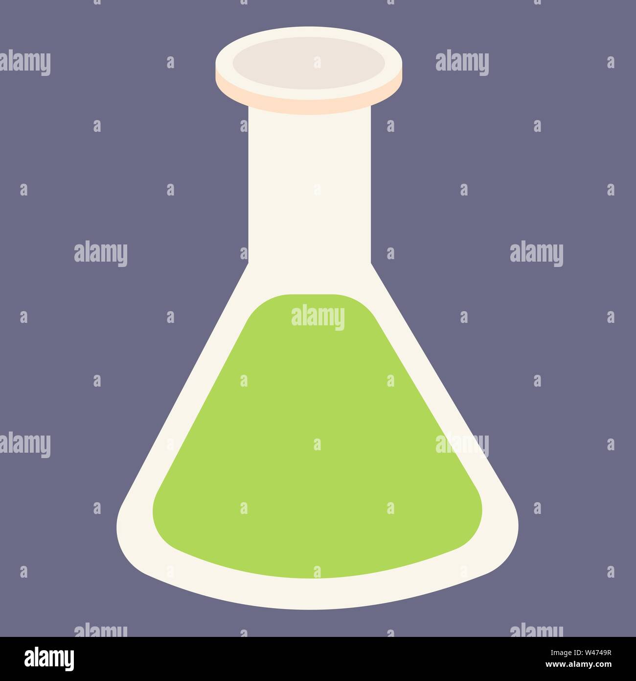 Produits chimiques verts, illustration, vecteur sur fond blanc. Illustration de Vecteur