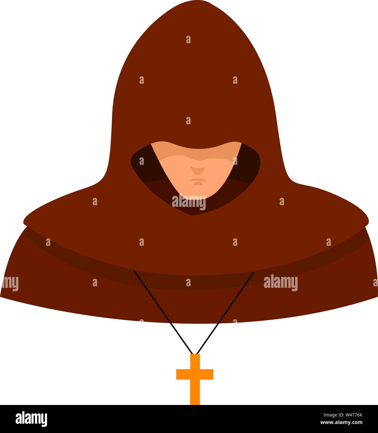 Inquisiteur, illustration, vecteur sur fond blanc. Illustration de Vecteur