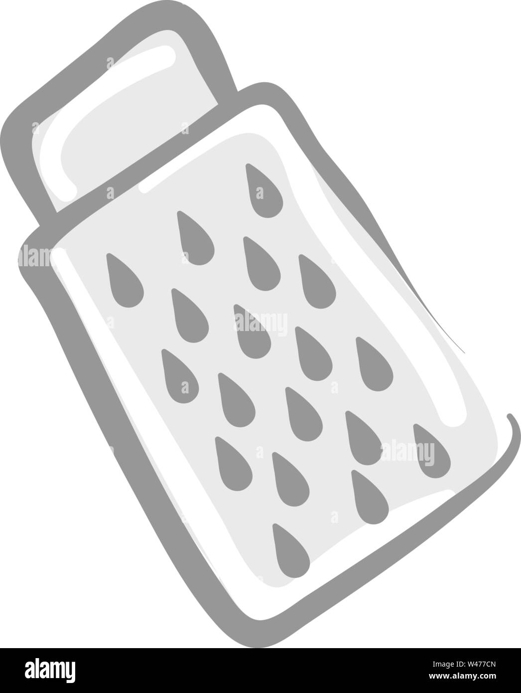 Dessin, illustration, râpe vecteur sur fond blanc. Illustration de Vecteur