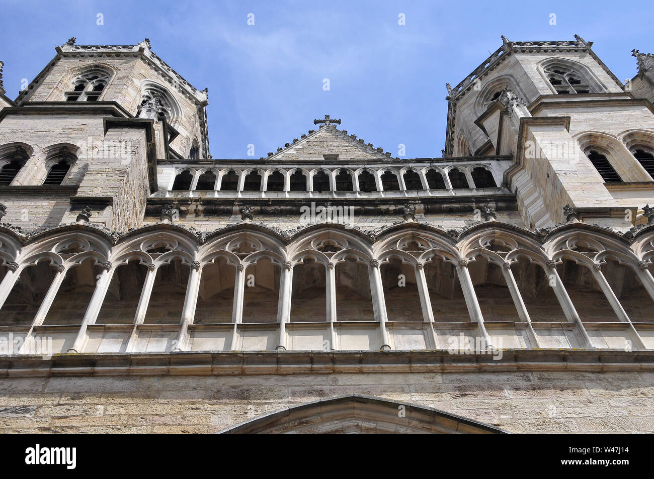 Cathédrale de Saint Benignus de Dijon, Dijon Cathédrale, cathédrale Saint-Bénigne de Dijon, Dijon, France, Europe Banque D'Images