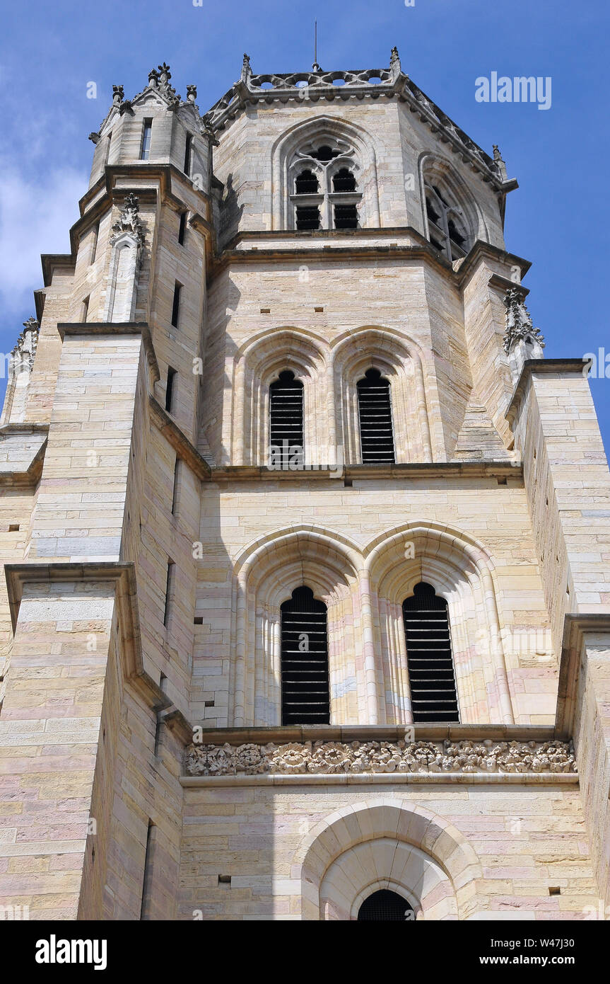 Cathédrale de Saint Benignus de Dijon, Dijon Cathédrale, cathédrale Saint-Bénigne de Dijon, Dijon, France, Europe Banque D'Images