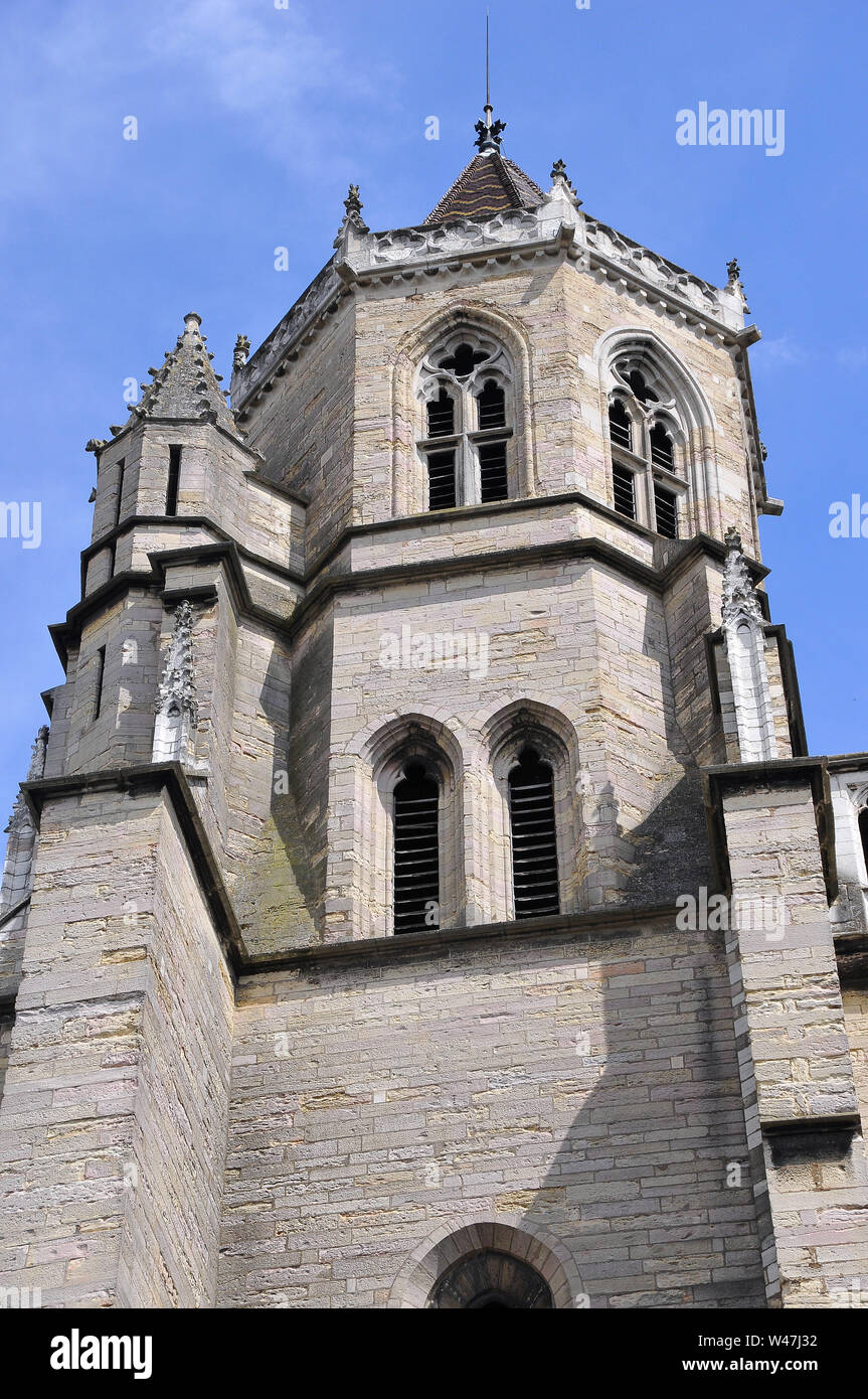 Cathédrale de Saint Benignus de Dijon, Dijon Cathédrale, cathédrale Saint-Bénigne de Dijon, Dijon, France, Europe Banque D'Images