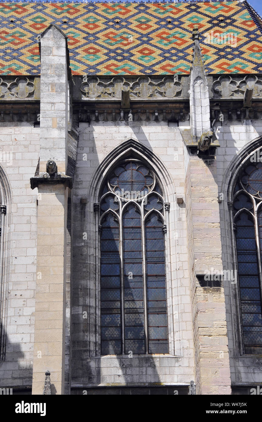 Cathédrale de Saint Benignus de Dijon, Dijon Cathédrale, cathédrale Saint-Bénigne de Dijon, Dijon, France, Europe Banque D'Images