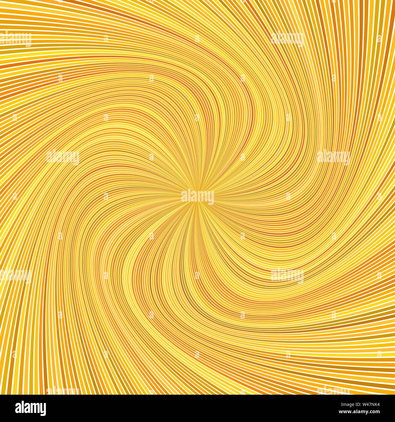 Abstract Orange burst en spirale psychédélique fond de rayure - vector illustration Illustration de Vecteur