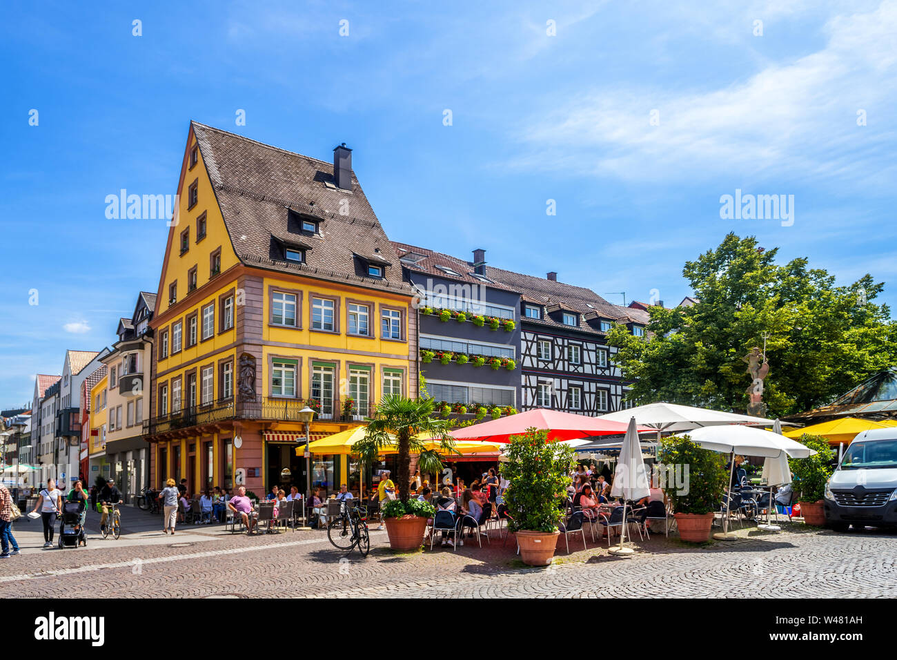 Ville historique d'Offenburg, Allemagne Banque D'Images