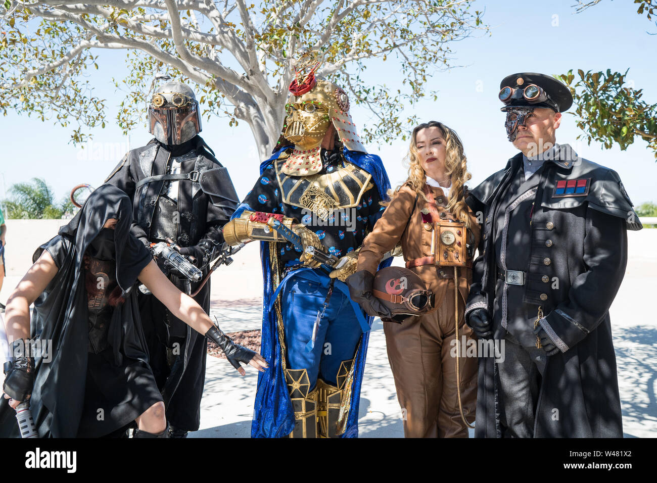 San Diego, CA. 20 juillet, 2019. Les cosplayeurs et l'ambiance à San Diego Comic Con le 20 juillet 2019. Crédit : Tony Forte/media/Alamy Punch Live News Banque D'Images