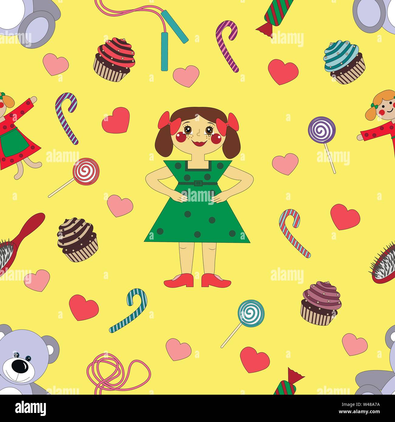 Scarica Gratis Images Bebe Fille Motif Papier Peint Dans Le Centre Vecteurs Et le plus cool par