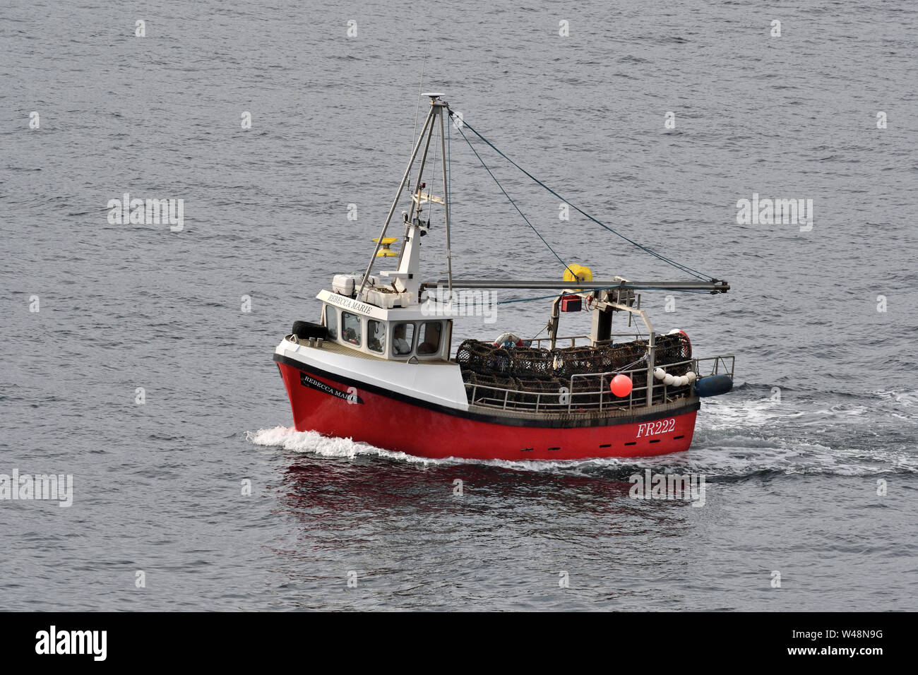Bateau de pêche;rebecca maria;swiney;caithness;Ecosse Banque D'Images
