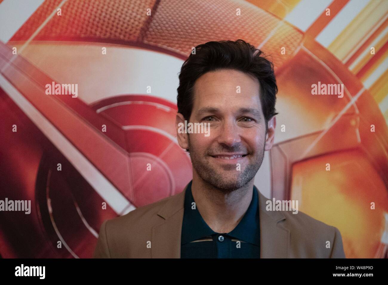 Roma - Paul Rudd, assiste à lors de la présentation du film "AntMan & l' Hôtel de Russie à Rome. Banque D'Images