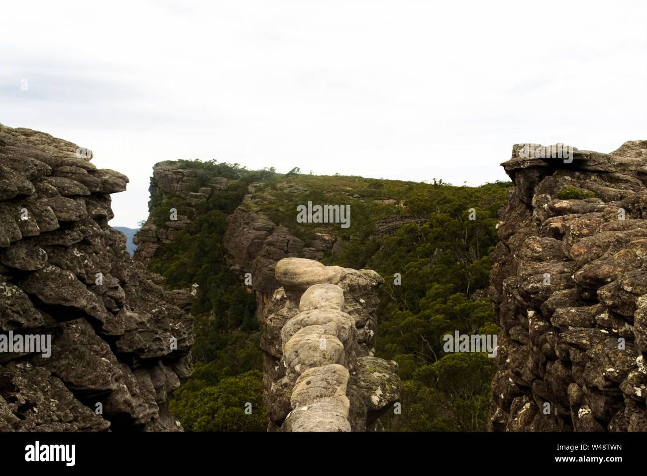 Pinnacle Grampians Test nerf, Halls Gap, Australie Banque D'Images