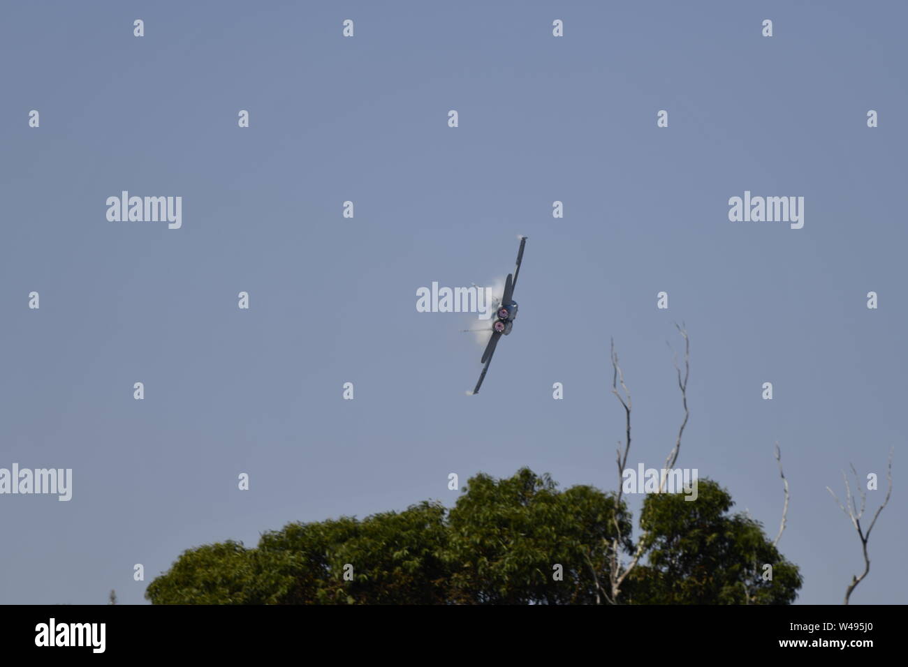 McDonnell Douglas F/A-18 Hornet de Jet - RAAF Royal Australian Air-force Banque D'Images
