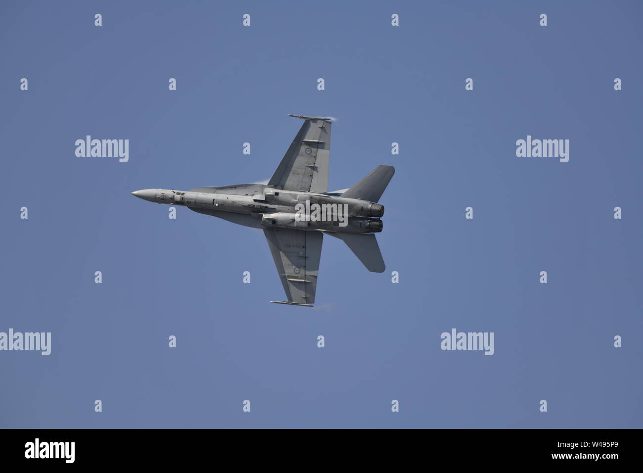 McDonnell Douglas F/A-18 Hornet de Jet - RAAF Royal Australian Air-force Banque D'Images