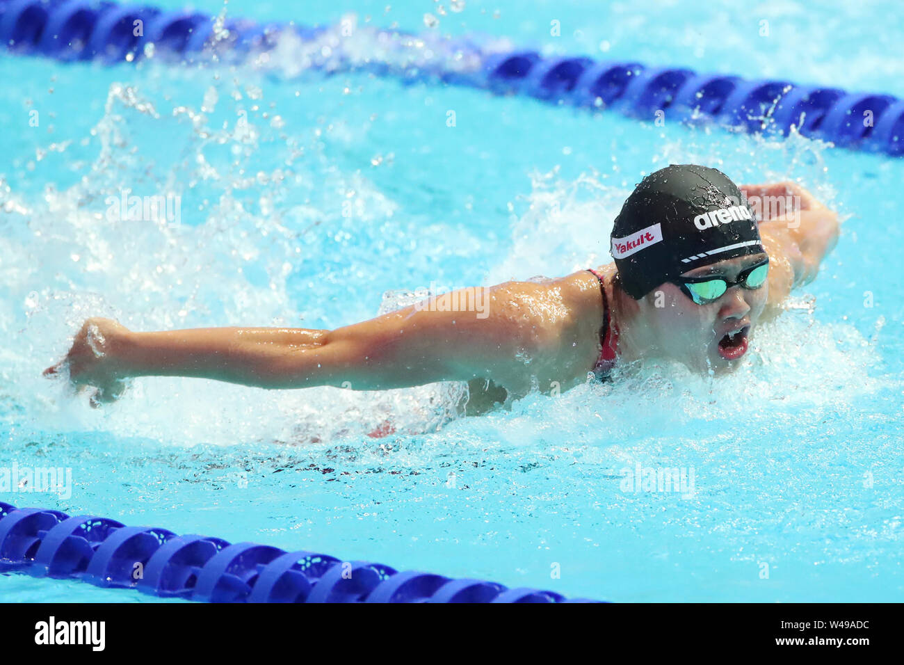 Gwangju, Corée du Sud. 21 juillet, 2019. Suzuka Hasegawa (JPN) Natation : 18e Championnats du monde FINA 2019 Gwangju Women's 100m papillon à chaleur Centre Aquatique International Nambu à Gwangju, Corée du Sud . Credit : YUTAKA/AFLO SPORT/Alamy Live News Banque D'Images
