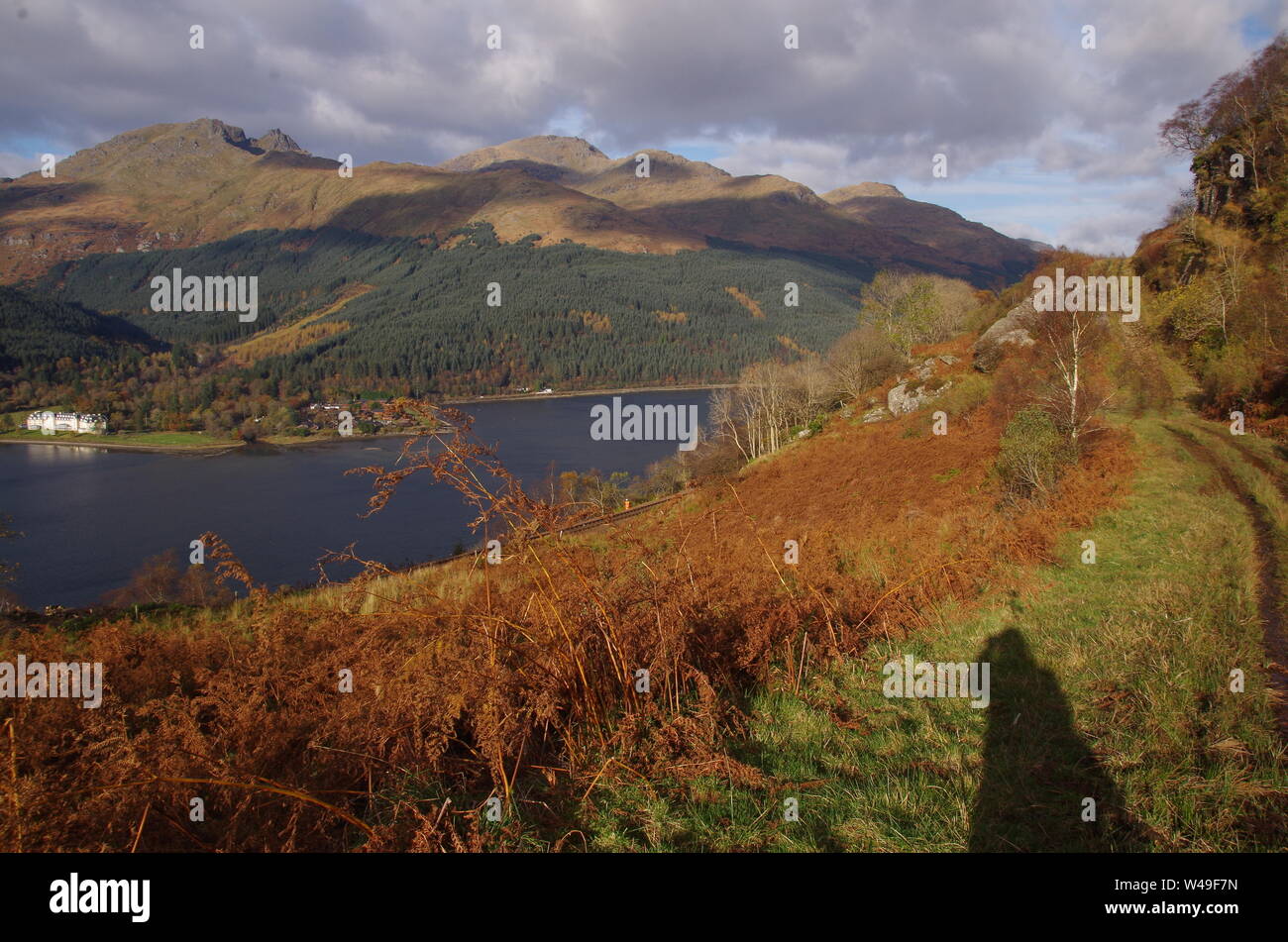 Le Loch Lomond et Cowal façon. La péninsule de Cowal. Highlands. L'Écosse. UK Banque D'Images