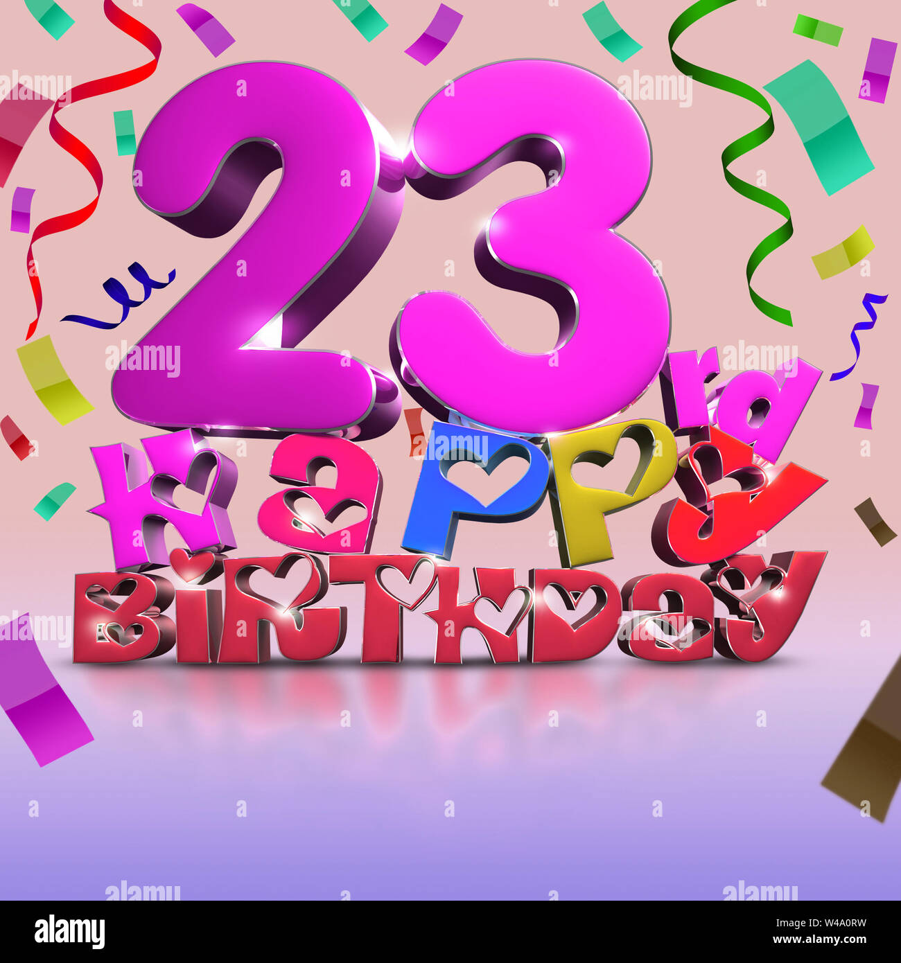 Joyeux Anniversaire 23 Banque D Image Et Photos Alamy
