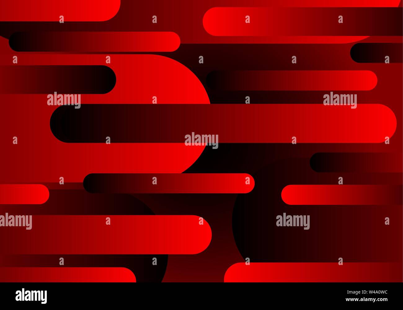 Résumé rouge noir composition géométrique formes dynamiques pattern design modern futuristic background vector illustration.. Illustration de Vecteur