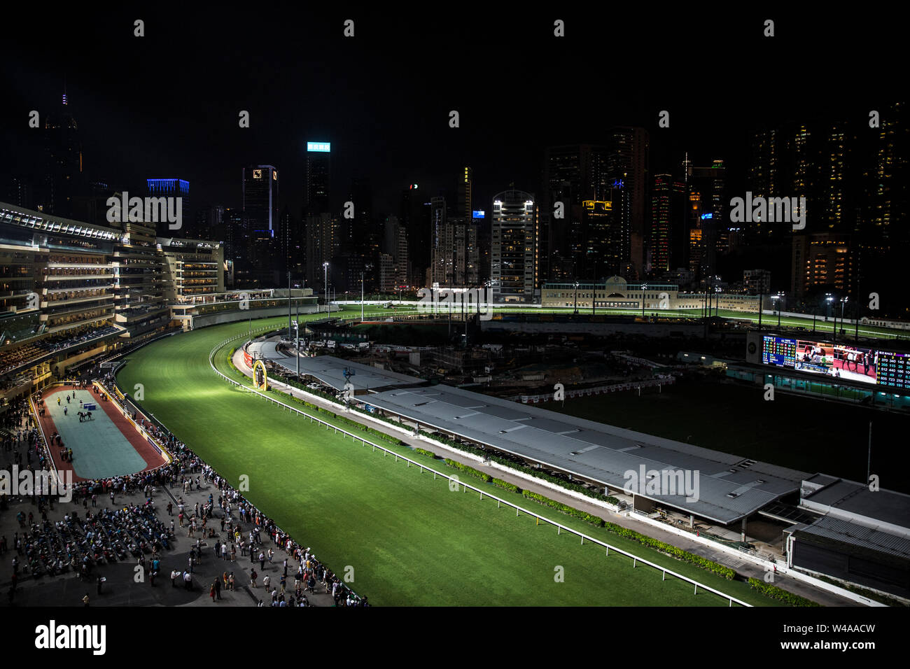 Hippodrome Happy Valley Hong Kong Banque D'Images