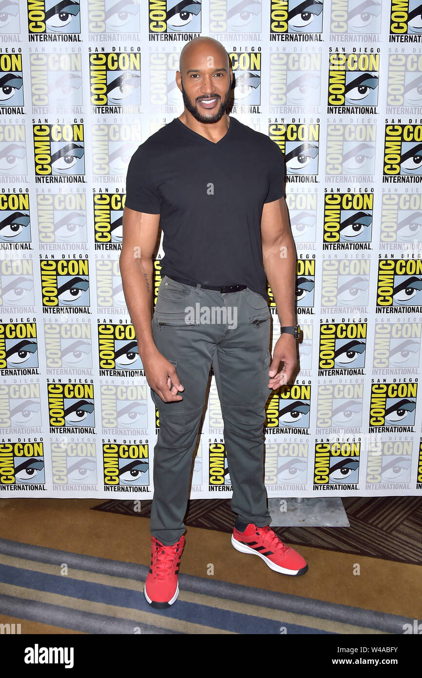 Henry Simmons au Photocall pour l'ABC TV series 'Merveille des agents du SHIELD' au San Diego Comic-Con 2019 International à l'hôtel Hilton Bayfront Hotel. San Diego, 19.07.2019 | Le monde d'utilisation Banque D'Images