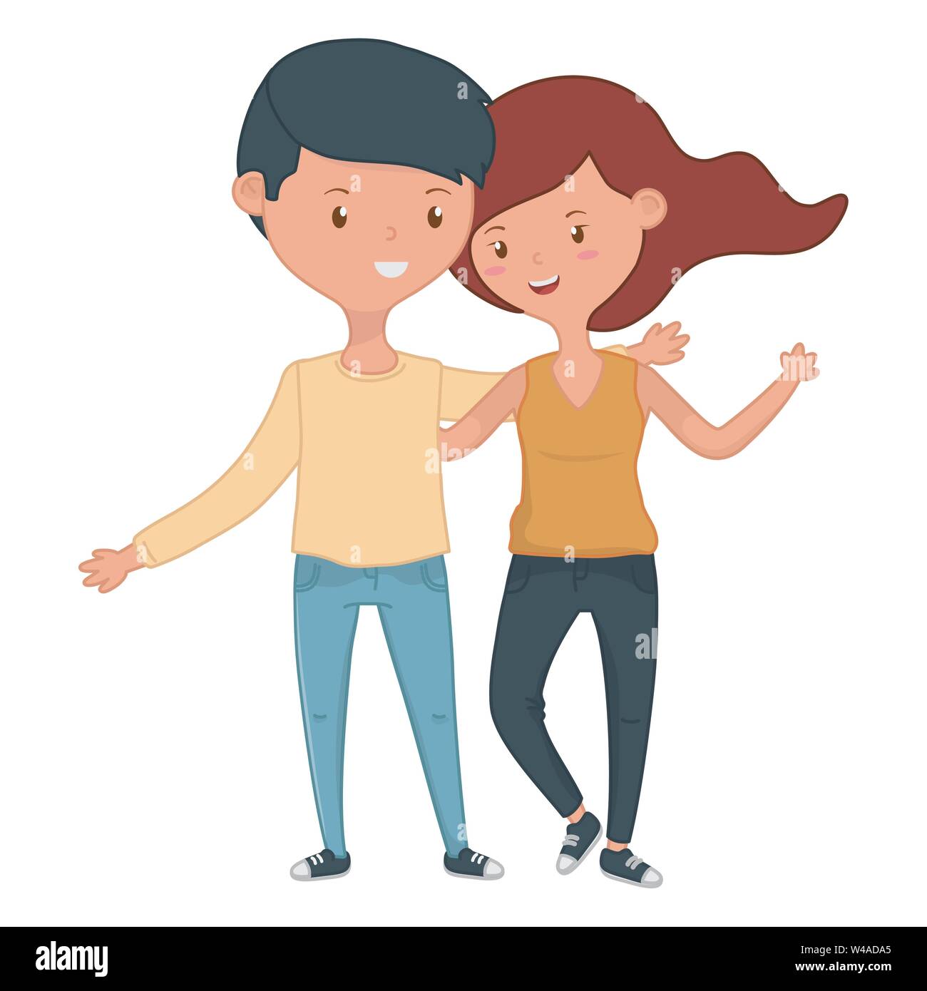 Gar on Et Fille Adolescente Conception Personne Portrait Jeune gar-on-et-fille-adolescente-conception-personne-portrait-jeune
