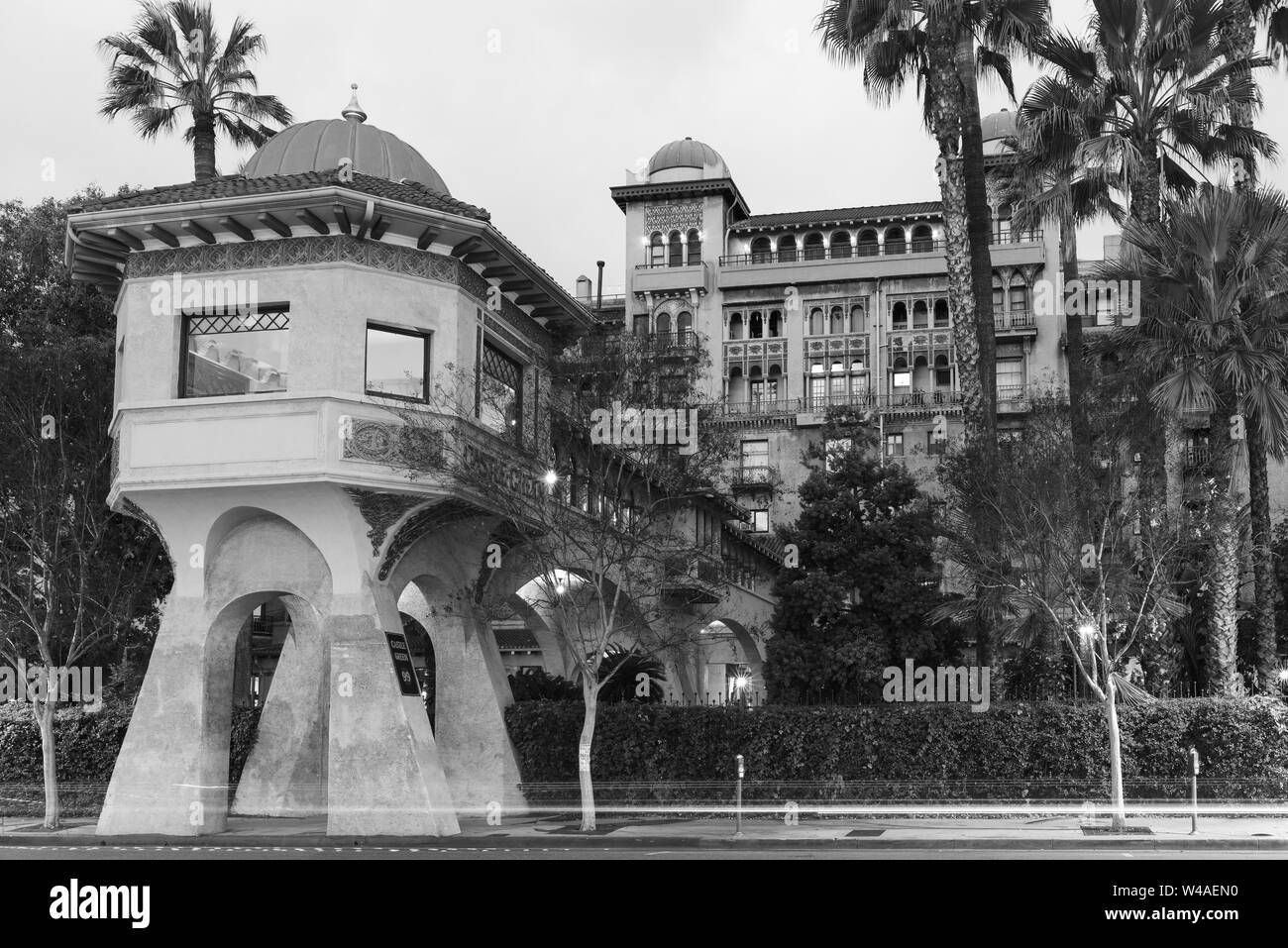 Image de Castle Green, un bâtiment historique dans la ville de Pasadena en Californie du Sud. Banque D'Images