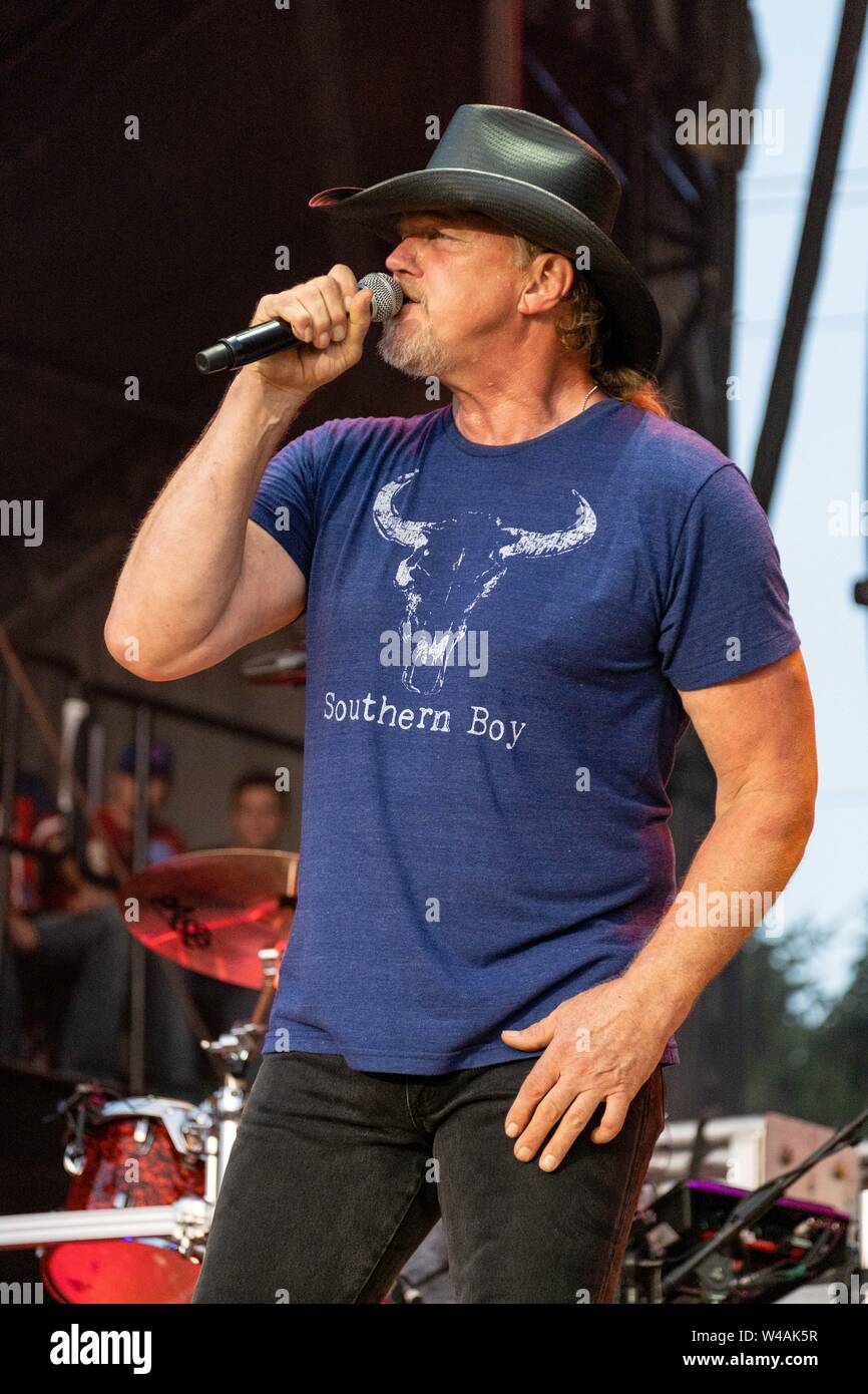 20 juillet 2019 - Twin Lakes, Wisconsin, États-Unis - DALIDA pendant le Festival de musique de Thunder Twin Lakes, Wisconsin (crédit Image : © Daniel DeSlover/Zuma sur le fil) Banque D'Images